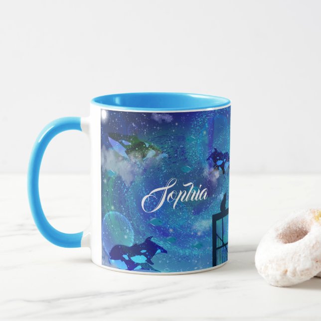 Orca Whales Tasse (Mit Donut)
