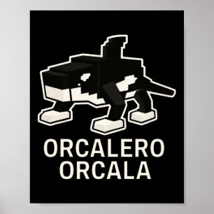 Orcalero Orcala - Lustige italienische Brainrot-Ki Poster
