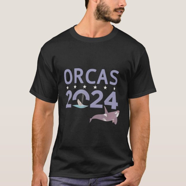 Orcas 2024 T-Shirt (Vorderseite)