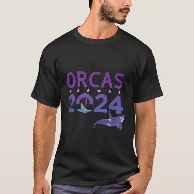Orcas 2024 T-Shirt (Vorderseite)