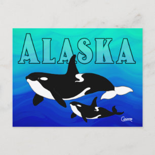 Orcas, Alaska - Postkarte