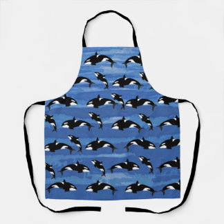 Orcas All-over-Print-Schürze Schürze