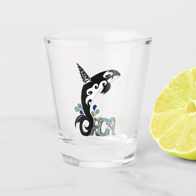Orcas Art Collection Schnapsglas (Vorderseite)