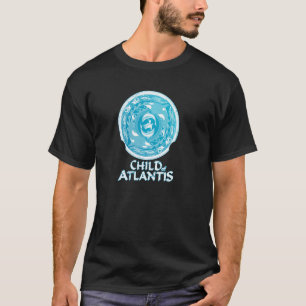 Orcas Delphine Meeresschildkröte Atlantis Symbol P T-Shirt