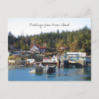 Orcas Island Grüße Postkarte