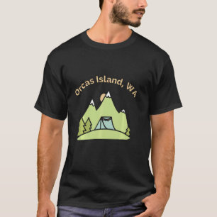 Orcas Island Wa Mountains Hiking Climbing Camping T-Shirt