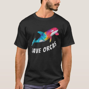 Orcas Killer Whale Orca Lover Beach Div gerettet T-Shirt