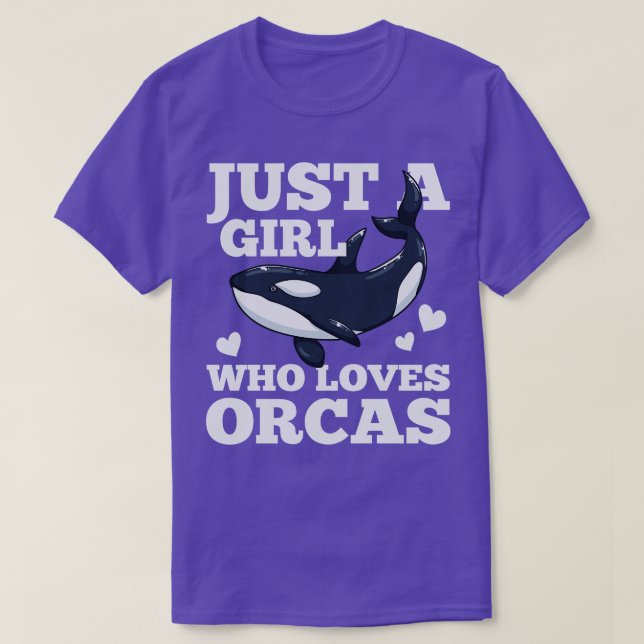 Orcas Whale Orca Lover T-Shirt (Design vorne)