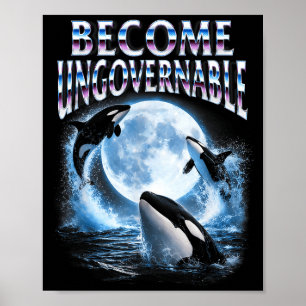 Orcawal-Liebhaber Meer Ozean Tier wird Poster