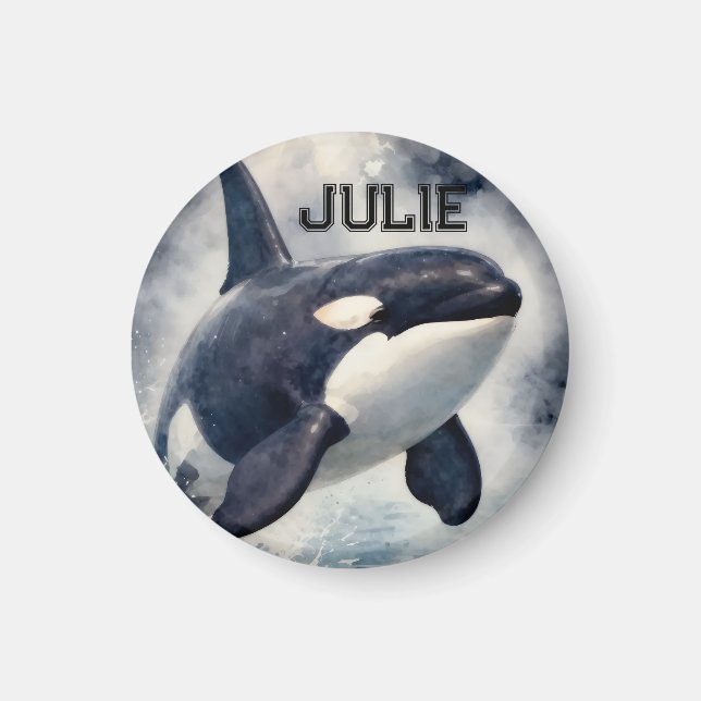 Orcawellige Stürme, Personalisiert Magnet (Vorne)