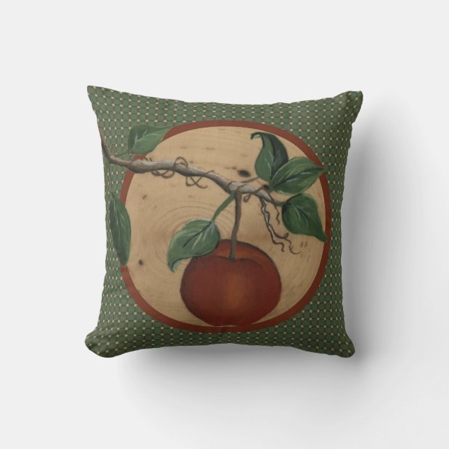 Orchard Apple Throw Kissen (Vorderseite)