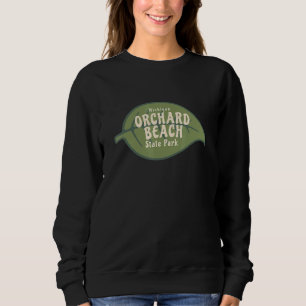 Orchard Beach State Park Michigan Herbstlaub Urlau Sweatshirt