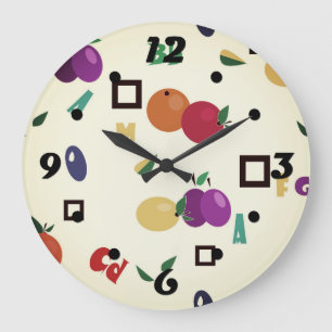 Orchard Große Wanduhr