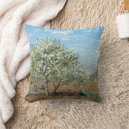 Orchard in Bloom, Louveciennes Camille Pissarro Kissen