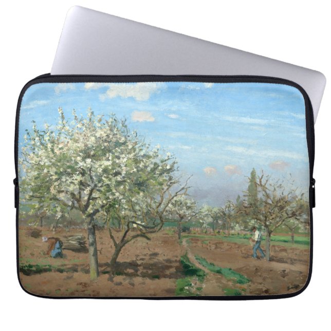 Orchard in Bloom, Louveciennes Camille Pissarro Laptopschutzhülle (Vorderseite)