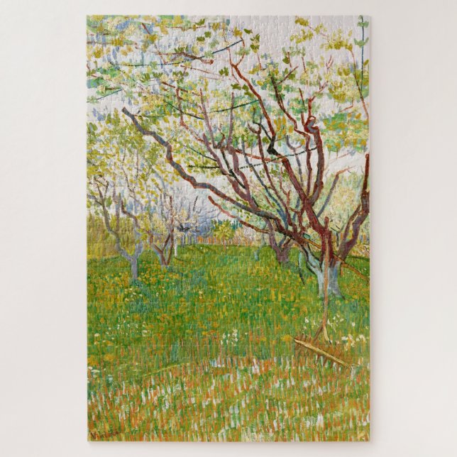 Orchard in Bloom Vincent van Gogh lebendige Kunst Puzzle (Vertikal)