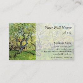 Orchard in Blossom, berufliches Kunstgeschäft Visitenkarte