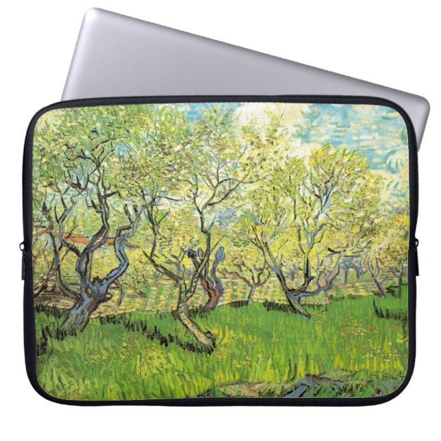 Orchard in Blossom von Van Gogh Laptopschutzhülle (Vorderseite)