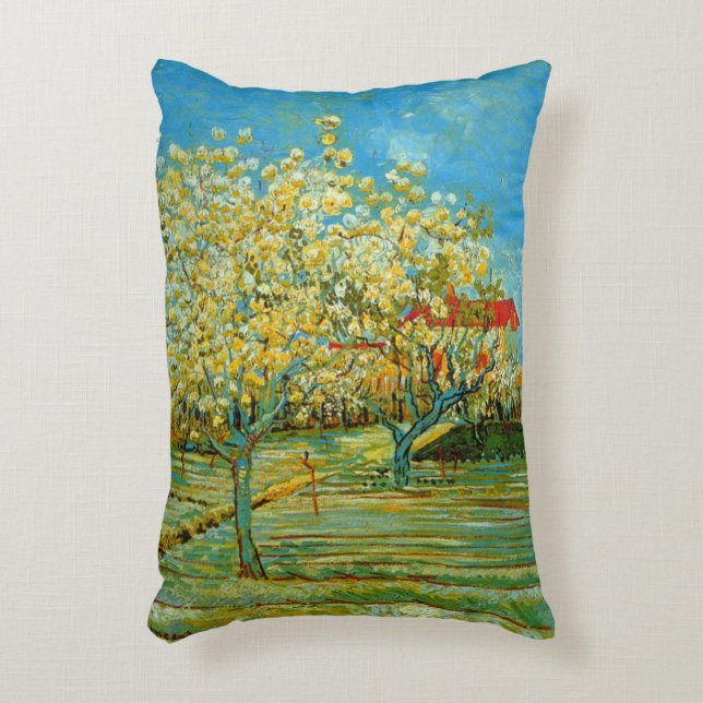 Orchard in Blossom von Vincent van Gogh Dekokissen (Vorderseite(Vertikal))