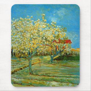 Orchard in Blossom von Vincent van Gogh Mousepad
