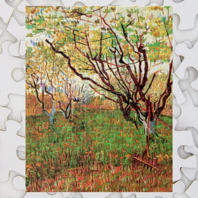 Orchard in Blossom von Vincent van Gogh Puzzle (Von Creator hochgeladen)
