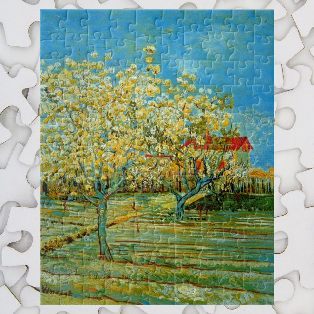 Orchard in Blossom von Vincent van Gogh Puzzle (Von Creator hochgeladen)