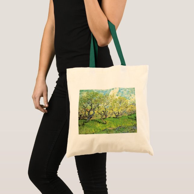 Orchard in Blossom von Vincent van Gogh Tragetasche (Vorderseite (Produkt))