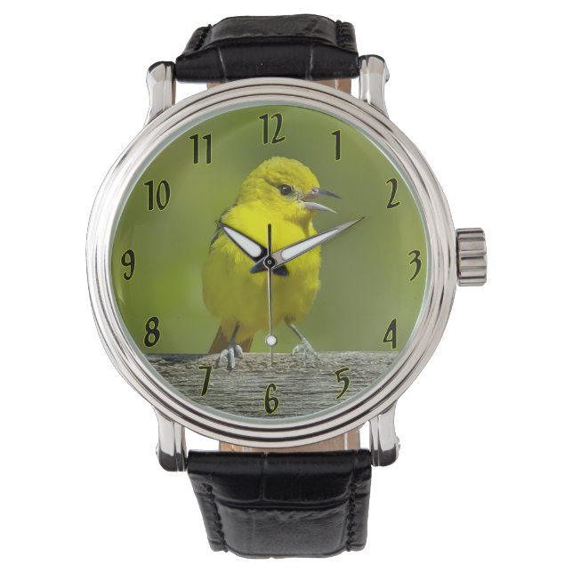 Orchard Oriole - Original Foto Armbanduhr (Vorderseite)