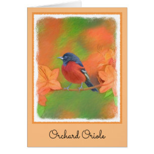 Orchard Oriole Songbird Malerei Original Bird Art