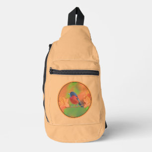 Orchard Oriole Songbird Malerei Original Bird Art Crossbody Bag