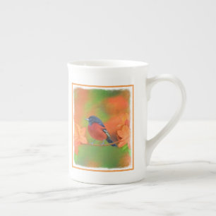 Orchard Oriole Songbird Malerei Original Bird Art Prozellantasse