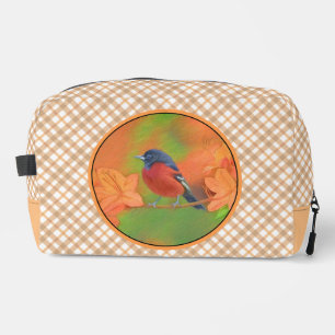 Orchard Oriole Songbird Malerei Original Bird Art Waschbeutel