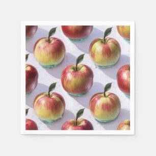 Orchard Red Apple Harvest Paper Napkins Serviette