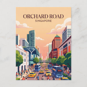 Orchard Road Singapur Postkarte