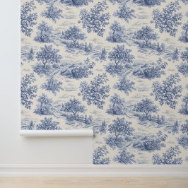 Orchard Walk Toile Heritage Scenic Tapete
