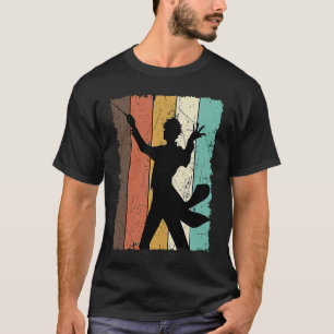 Orchester Dirigent Chorleiter Taktstock Retro Vin T-Shirt