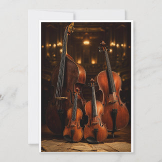 Orchester-Eleganz: Die Violin-Familie auf der Bühn Einladung
