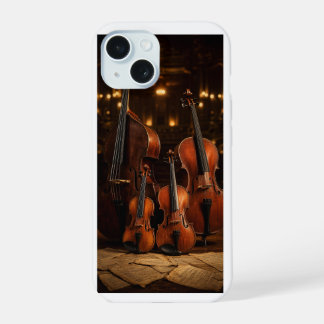 Orchester-Eleganz: Die Violin-Familie auf der Bühn iPhone 15 Hülle