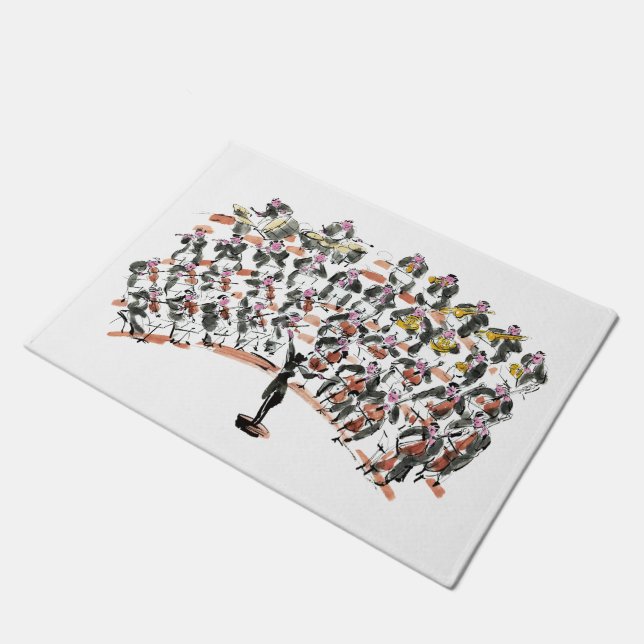 Orchester Fußmatte (Schrägansicht)