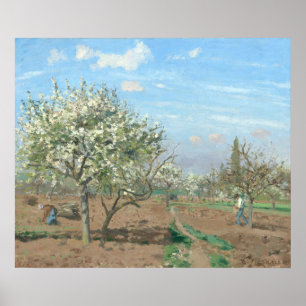 Orchester in Bloom - Camille Pissarro Kunst, Dicht Poster