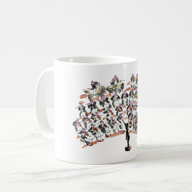 Orchester Kaffeetasse (Vorderseite Links)