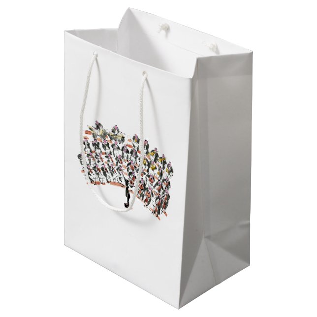 Orchester Mittlere Geschenktüte (Vorderseite Schrägansicht)