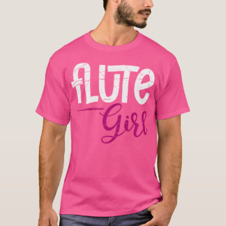 Orchester Musiker Flutist Women Girls Kinder Gesch T-Shirt