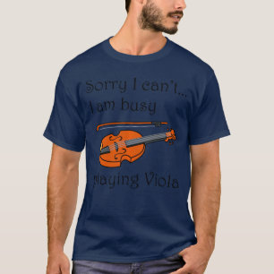 Orchester-Musikinstrument Bratschist Bratscher T-Shirt