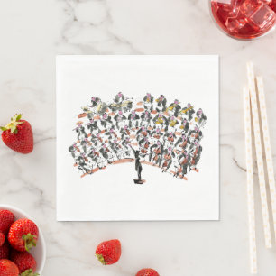 Orchester-Partyservietten Serviette
