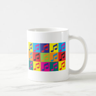 Orchester-Pop-Kunst Tasse