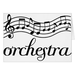 Orchester-schwarzes Personal