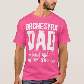 Orchester-Vater-Fahren-Zahlen-Klatschen-Vater eine T-Shirt