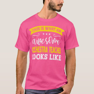 Orchesterlehrer Job Titel Mitarbeiter Orchester Te T-Shirt