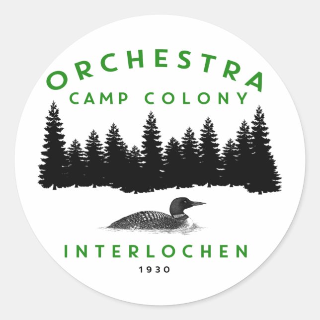 Orchestra Camp Colony Stickers (Vorderseite)